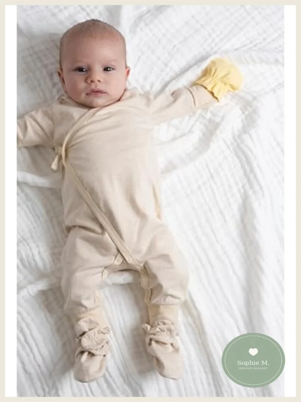 Organic Cotton Baby Gift Set, 13 Pieces Newborn Infant Essentials